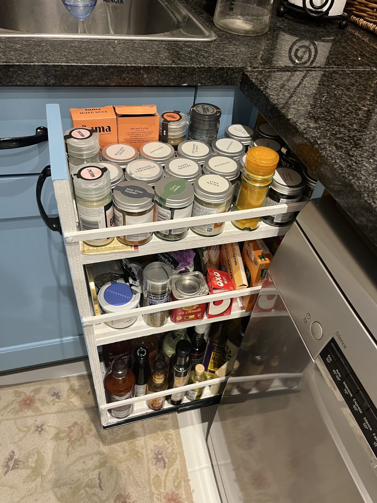 Keeping Things Spicy: DIY Spice Rack in the Kitchen