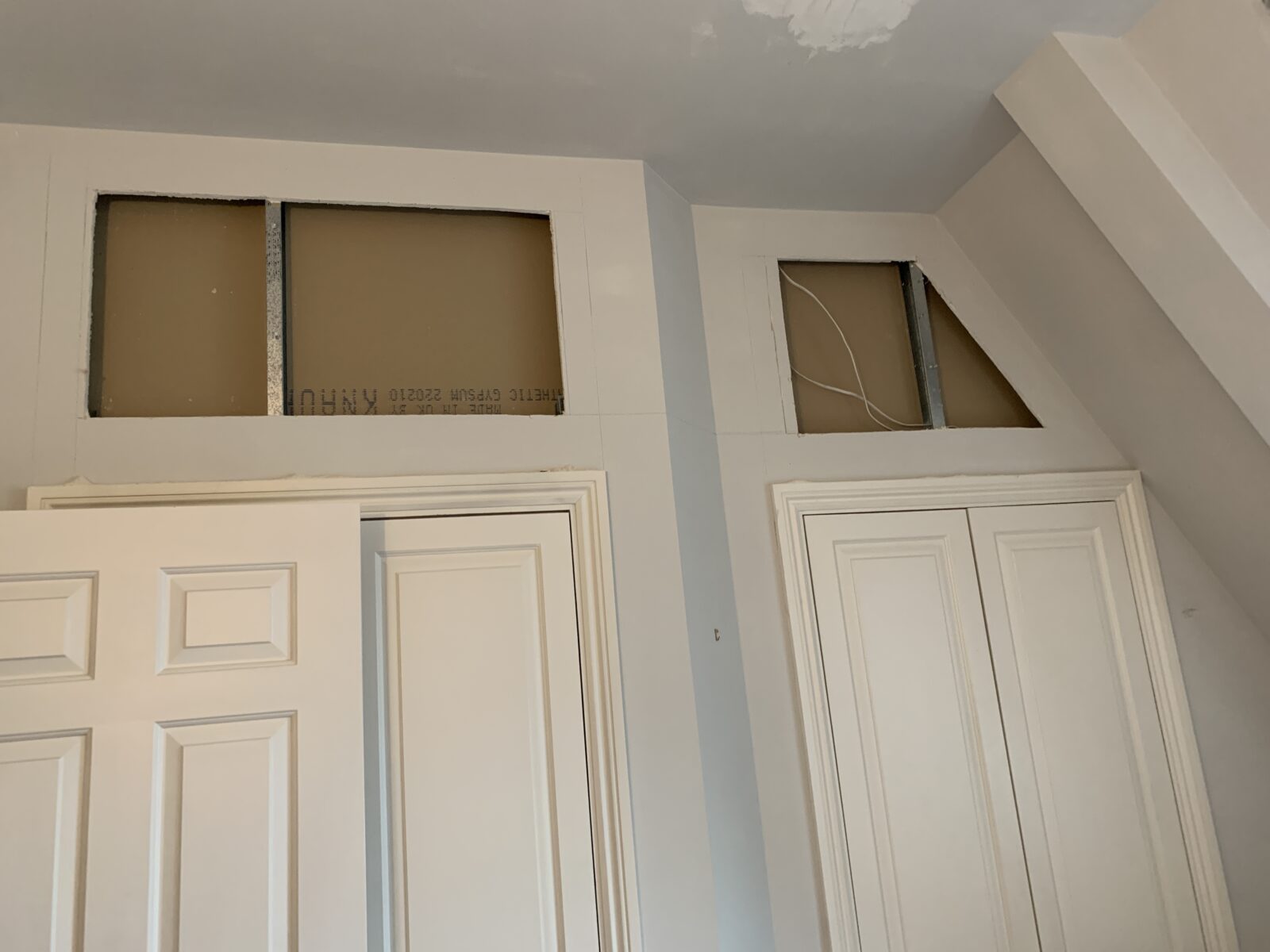 Gaining More Closet Space, Part 1 – Cutting into the Wall